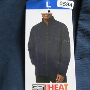 32 Degrees Men’s Full Zip Lightweight Wind breaker Jogger Jacket , Blue, Size L